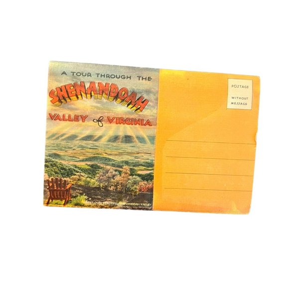 Vintage Fold-out Postcard‎ Book - Shenandoah - Picture 1 of 8